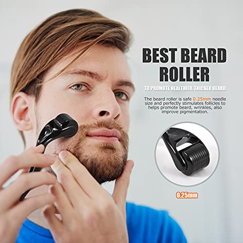 Kit Barba Hombre Cuidado 12 En 1 Con Maquina Afeitar Barba Aceite Barba Cepillo Barba Aceite Para Barba Hombre Champu Barba Peine Barba Balsamo Barba,100% Natural, Regalos Para Hombre